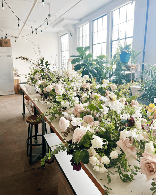 FROM WEDDING WASTE: THE FLORAL SOCIETY COLLABORATION